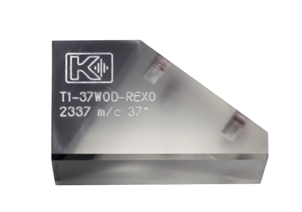 T1-WOD-REXO призма для ФР преобразователей Sonatest T1-WOD-REXO призма для ФР преобразователей Sonatest