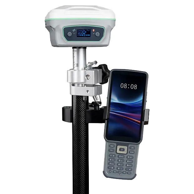 Комплект GNSS-приёмник RGK SR1 с контроллером RGK SC100 и вехой RGK GLS 25