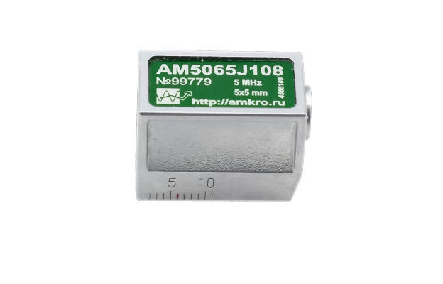 AM5065Jxx наклонные совмещенные притертые преобразователи 5 МГц 65 град AM5065Jxx наклонные совмещенные притертые преобразователи 5 МГц 65 град