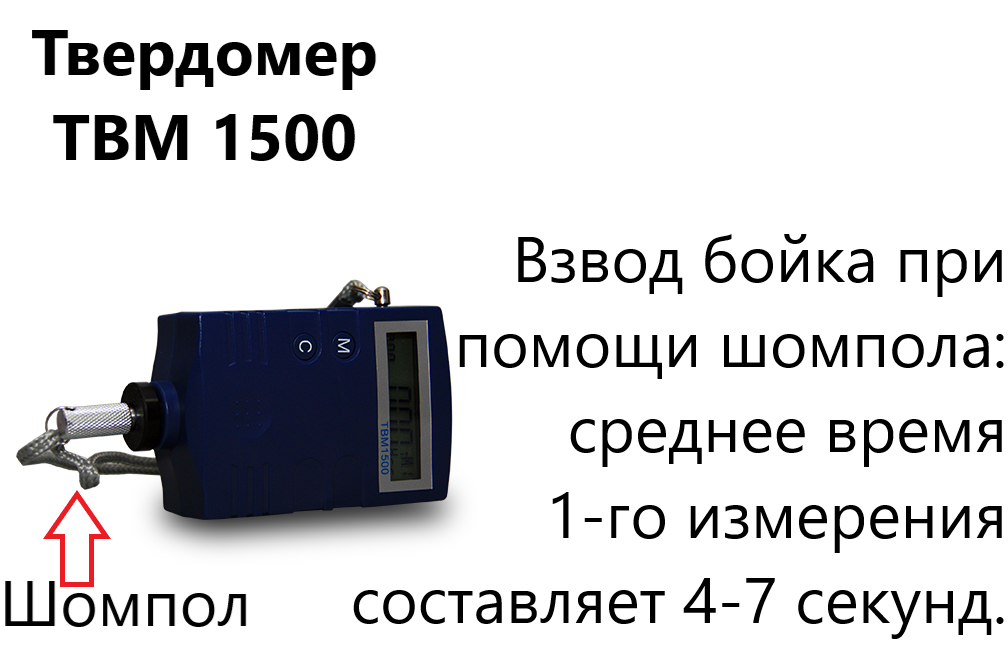 ТВМ 1500 твердомер динамический с поверкой ТВМ 1500 твердомер динамический с поверкой